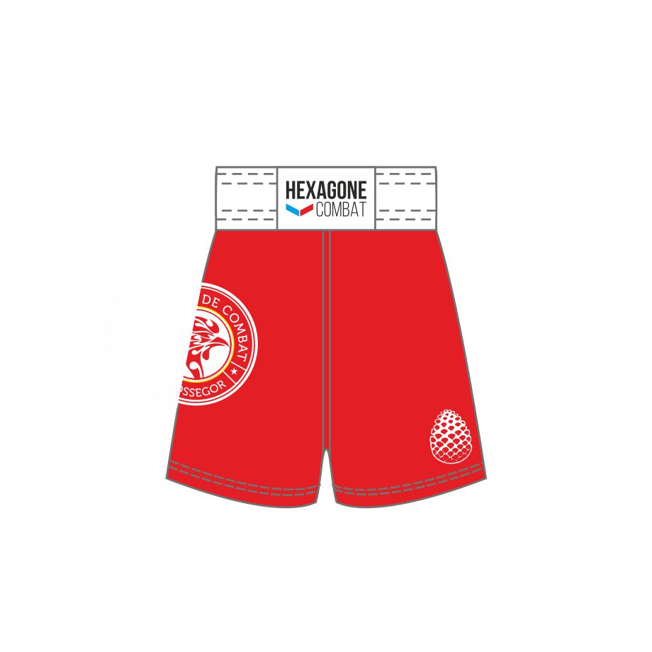 short-reversible-rouge-boxe-anglaise-personnalisé-hexagone-combat
