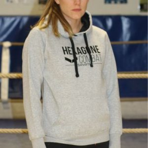 Sweat à capuche Hexagone Combat Savate Femme