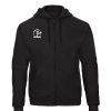 sweat capuche zip coton personnalisé avbf hexagone combat face