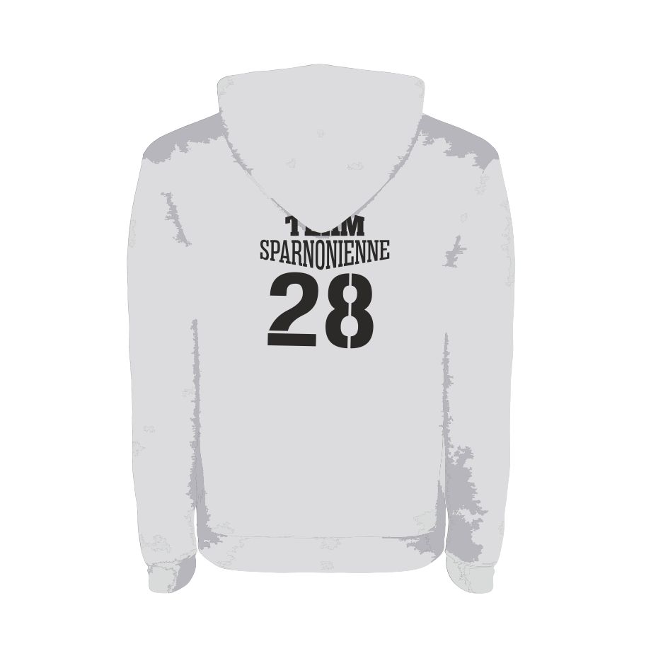 sweat-hors ring-gris-team-sparnonienne-face