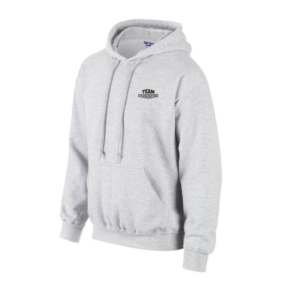 sweat-hors ring-gris-team-sparnonienne-face