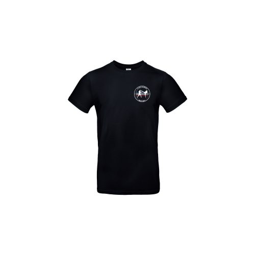 T-shirt coton noir personnalisé Le Ring Luçonnais Hexagone Combat