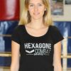 t-shirt personnalisé Hexagone Combat Savate femme face