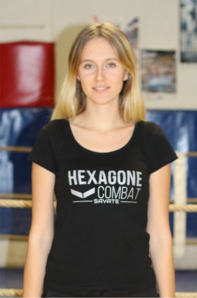 t-shirt personnalisé Hexagone Combat Savate femme face