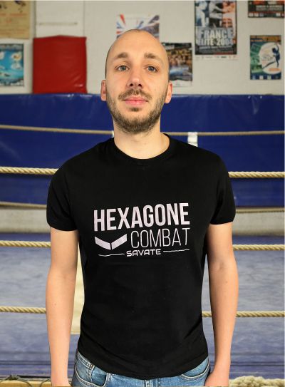 t-shirt personnalisé Hexagone Combat Savate homme face