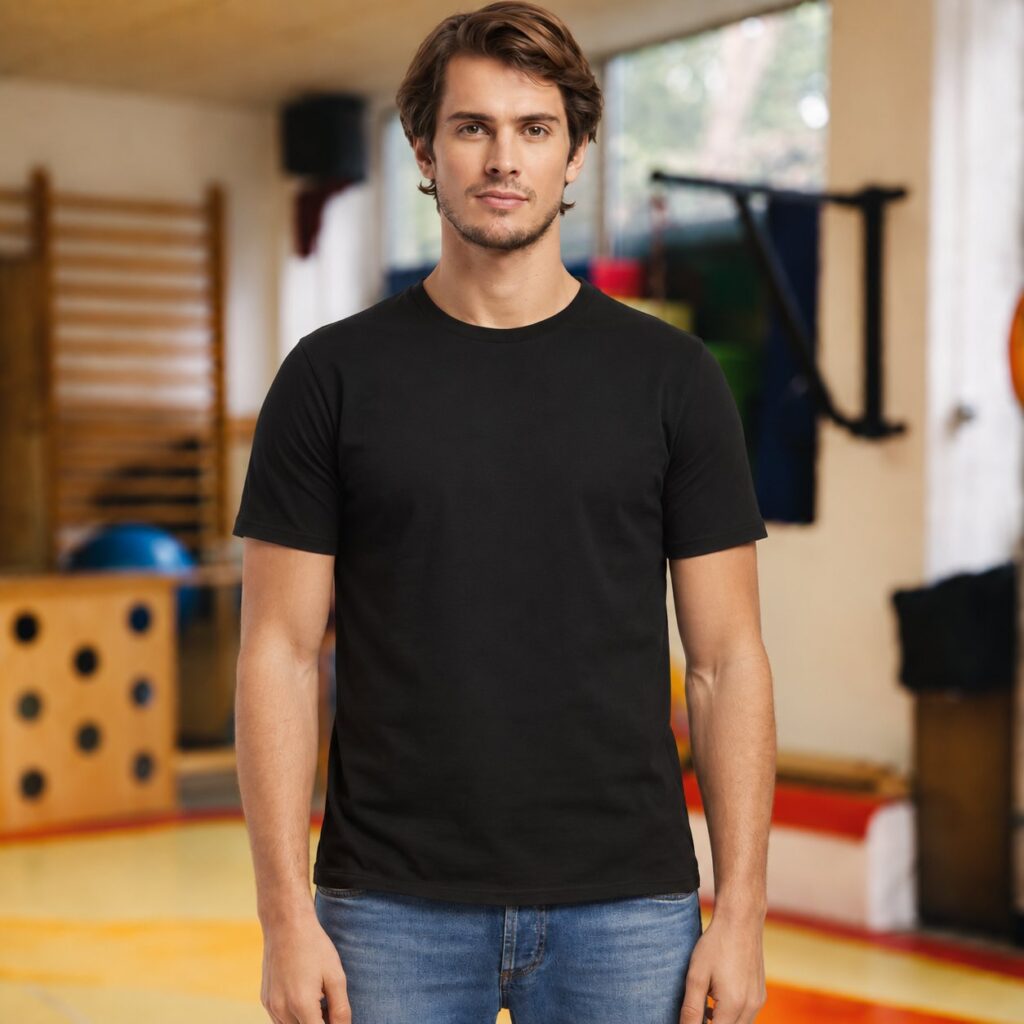 tee-shirt-hors-ring-pessonnalisé-noir-face