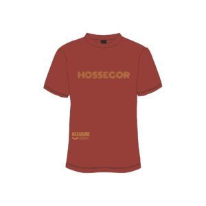T-shirt lycra personnalisé ajusté lycra bordeaux – Hossegor