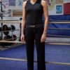 Tenue de Savate Boxe Française Héritage femme pantalon débardeur face