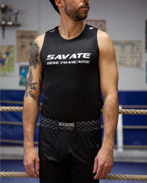 Débardeur de Savate Boxe Française Savate homme face