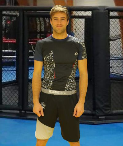 tenue short reashguard de MMA pancrace grappling personnalisé hexagone combat lycra