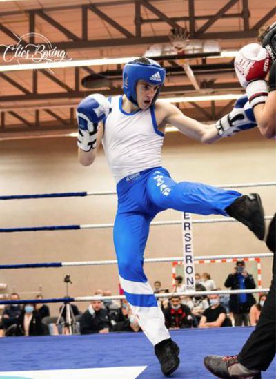 tenues personnalisées cluses pantalon debardeur boxe francaise hexagone combat homme