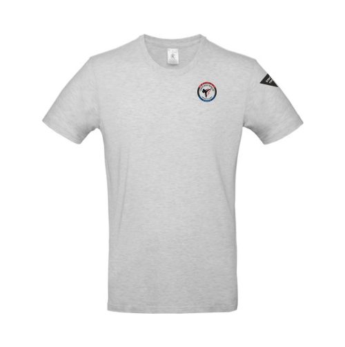 t-shirt coton personnalisé Fontenay Le Comte hexagone combat face blanc