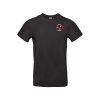 Tshirt coton noir personnalisé RECBF Hexagone Combat face
